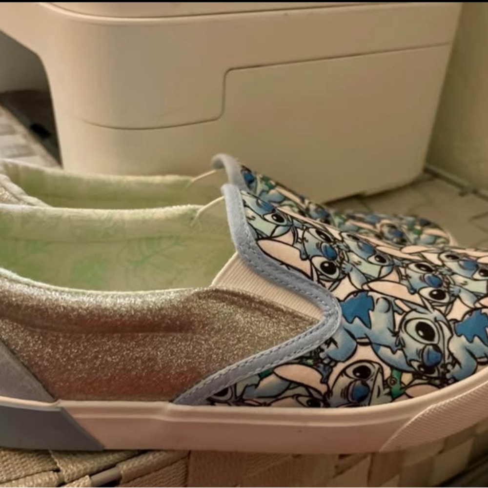 Disney Blue and Silver Kids Sneakers